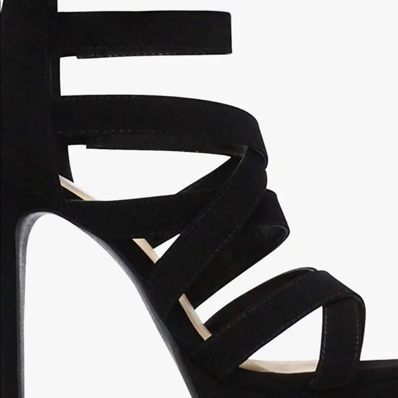 NWT Indianapolis Women's Open Toe High Platform High Heeled Shoes, NEW IN BOX!